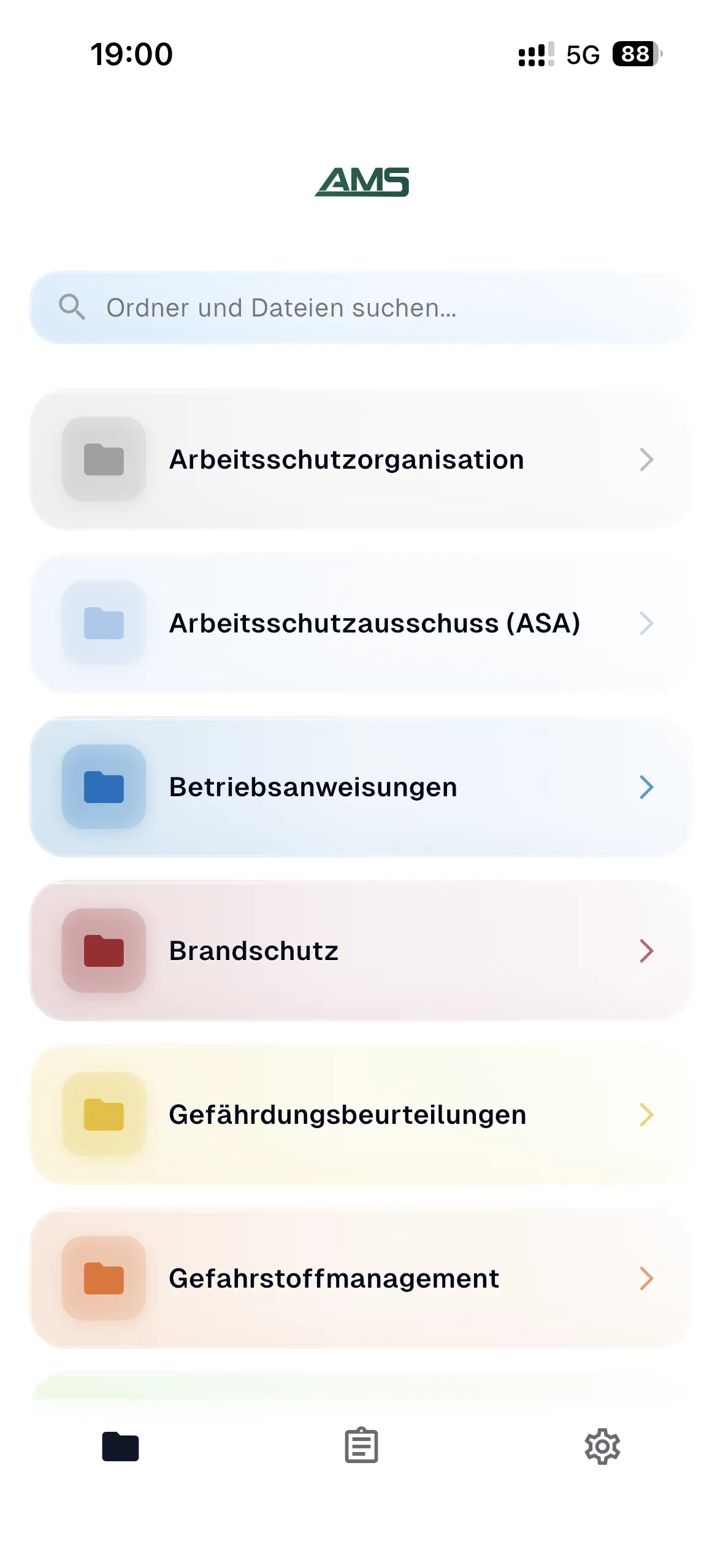 Dokumentenübersicht