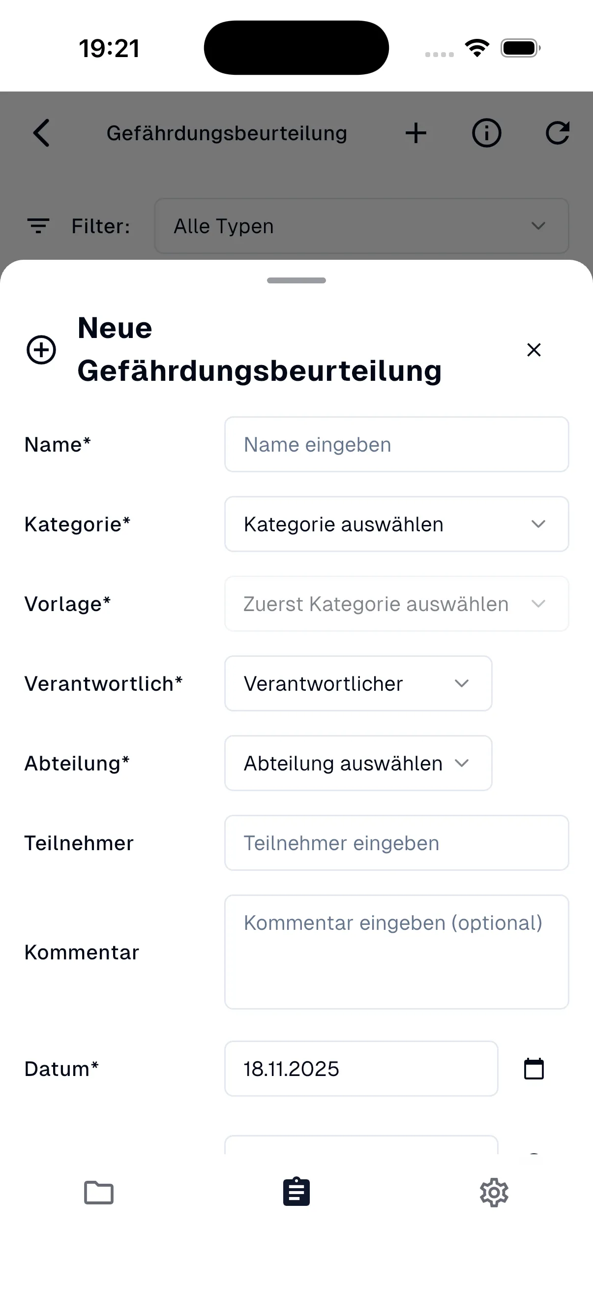 Neue Gefährdungsbeurteilung