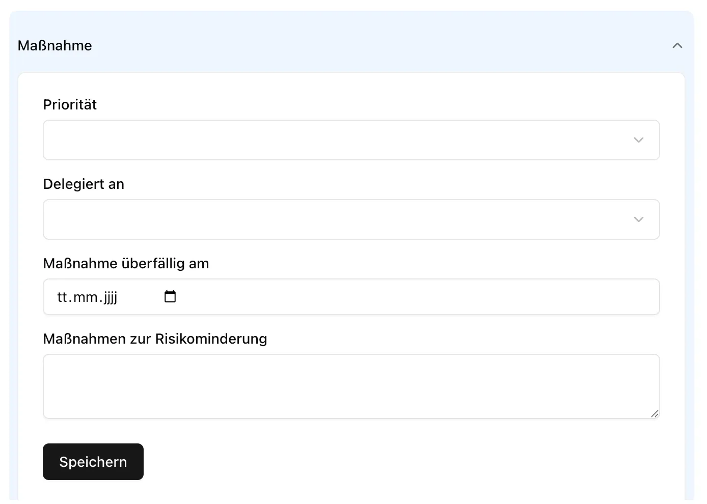 Mangel dokumentieren