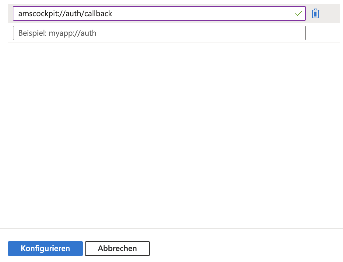 SSO oAuth Umleitung Schritt 3