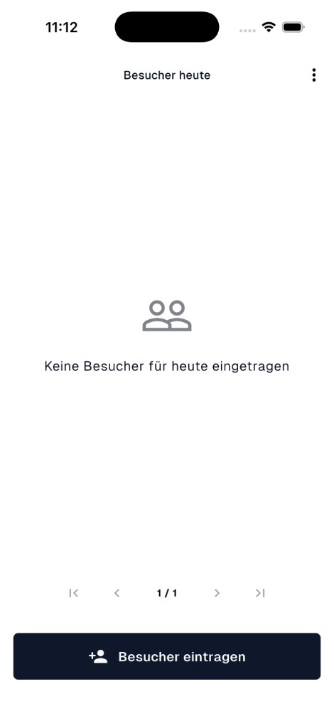 Besucher heute – Besucher-Modus